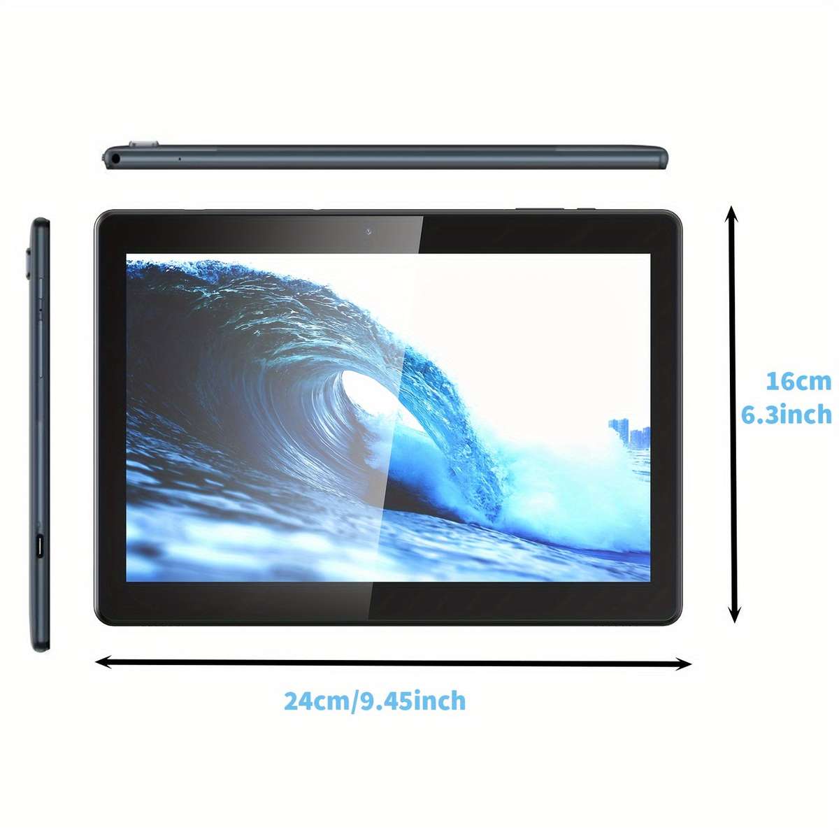 Relndoo 10Inch Android 15 Tablet with Keyboard, 128GB Storage, 6GB RAM, Case, Mouse and Stylus