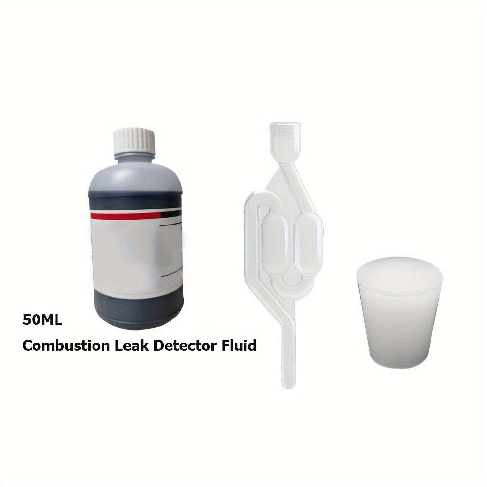 1pc PVC Combustion Leak Tester Kit, Compatible with Petrol/Diesel Vehicles