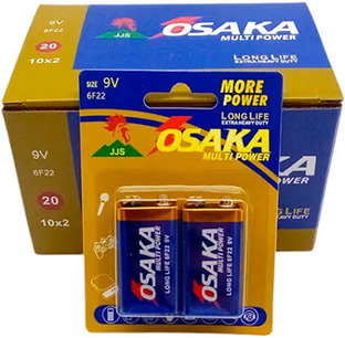 BULK 20pc 9v Long Life Osaka Batteries