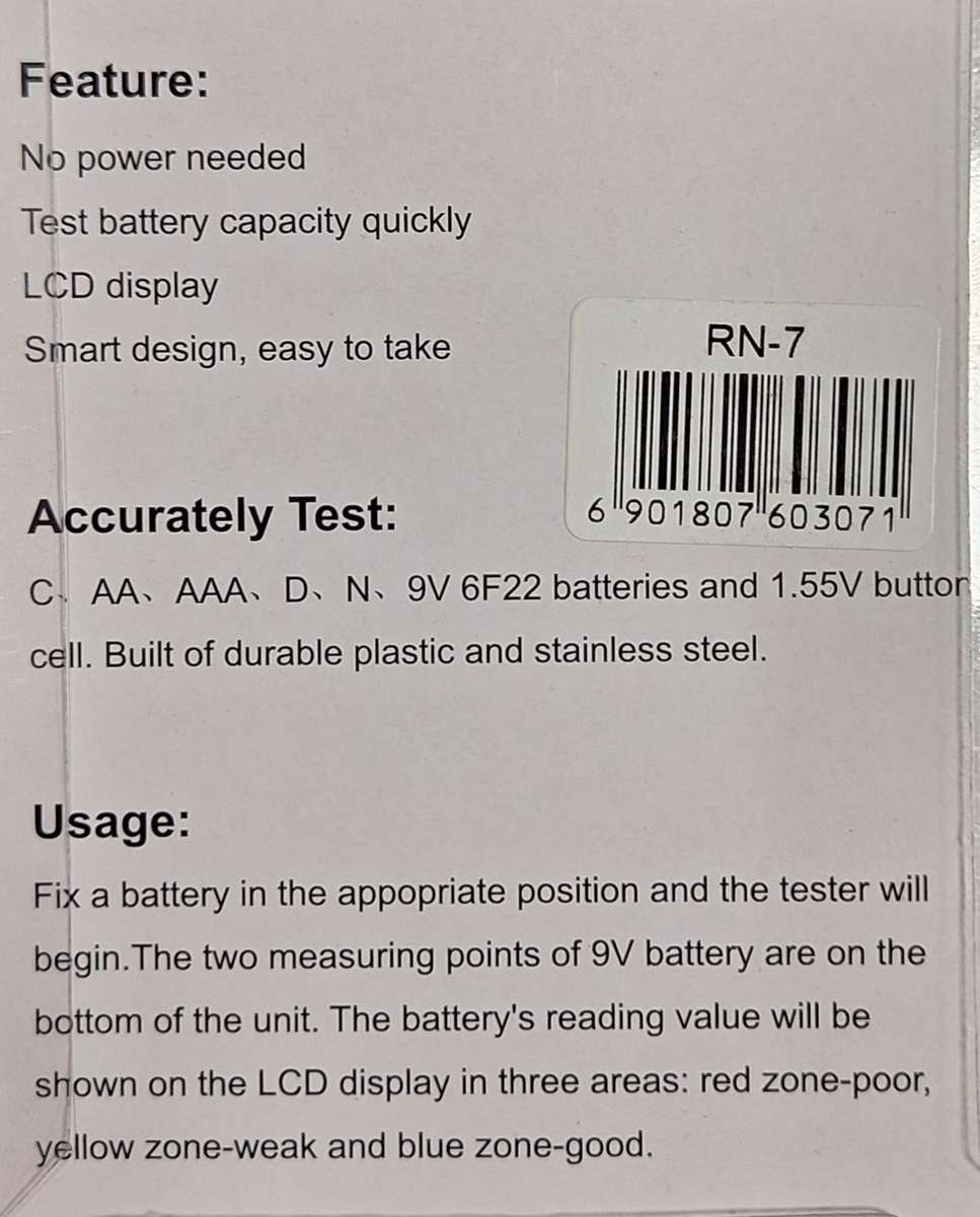 Multi-Slot Universal Digital Battery Tester