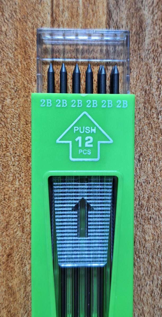 12pc 2mm x120mm 2B Lead Set