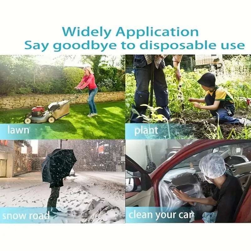 1 Set of Waterproof Outdoor Latex Shoe Covers