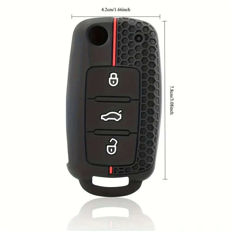 Silicone Car Key Case Key Cover For VW Vehicles