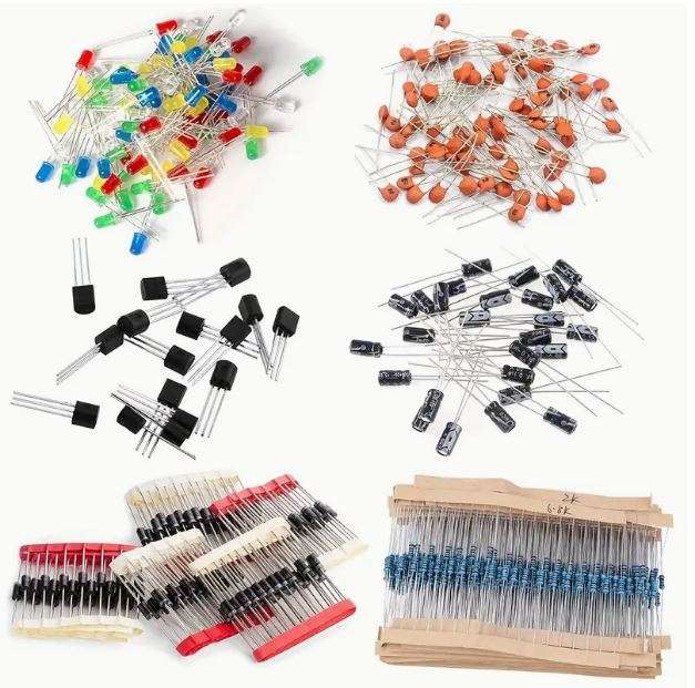 1400pcs Basic Electronics Component Assortment Kit