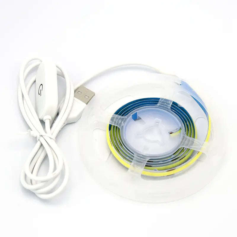 1M 5v USB Powered COB LED Strip Light with Touch Control