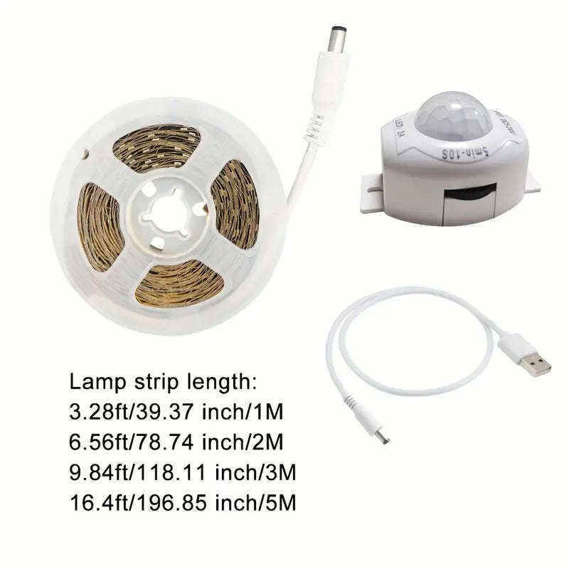 5M Roll LED Light Strip Motion Sensor Light