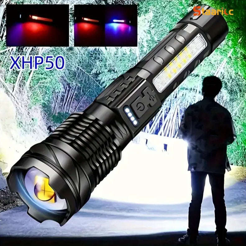Staaricc Super Powerful USB Rechargeable LED Torch