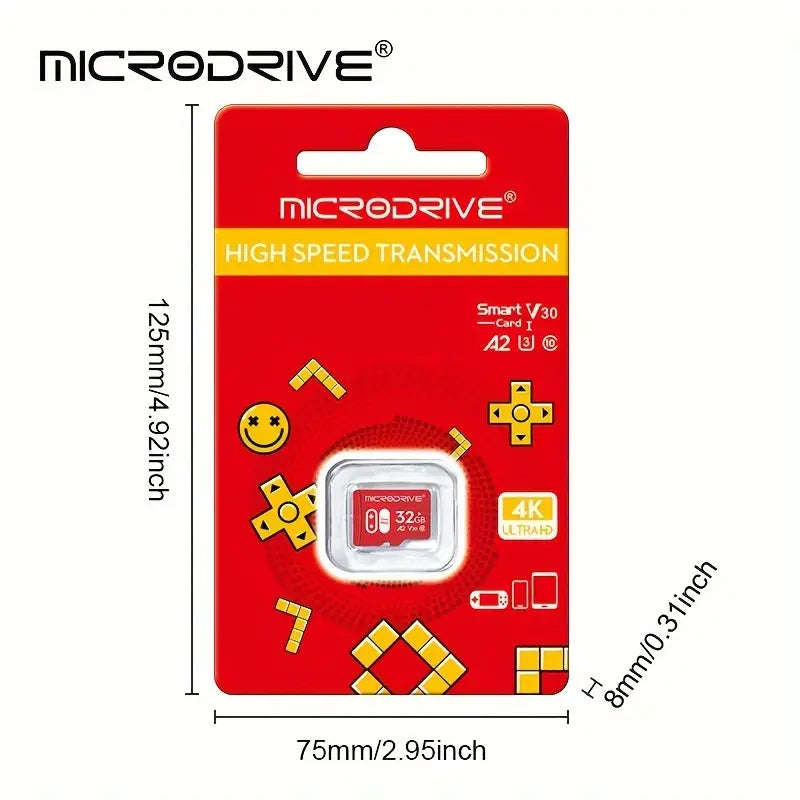 Micro TF SD Card 128GB U3 Class 10