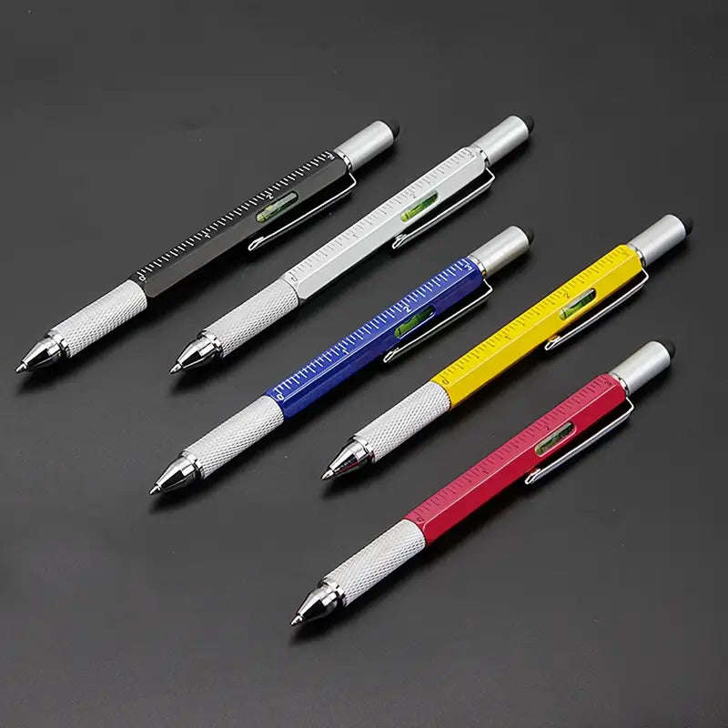Hexagonal 6-in-1 Multifunction Stylus Pen