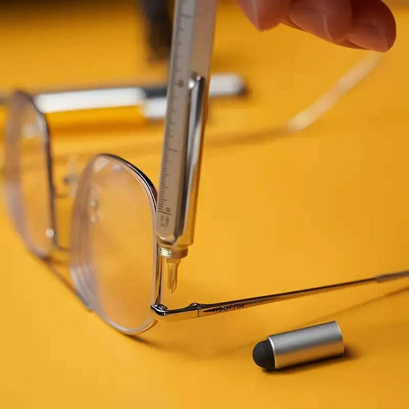 Hexagonal 6-in-1 Multifunction Stylus Pen