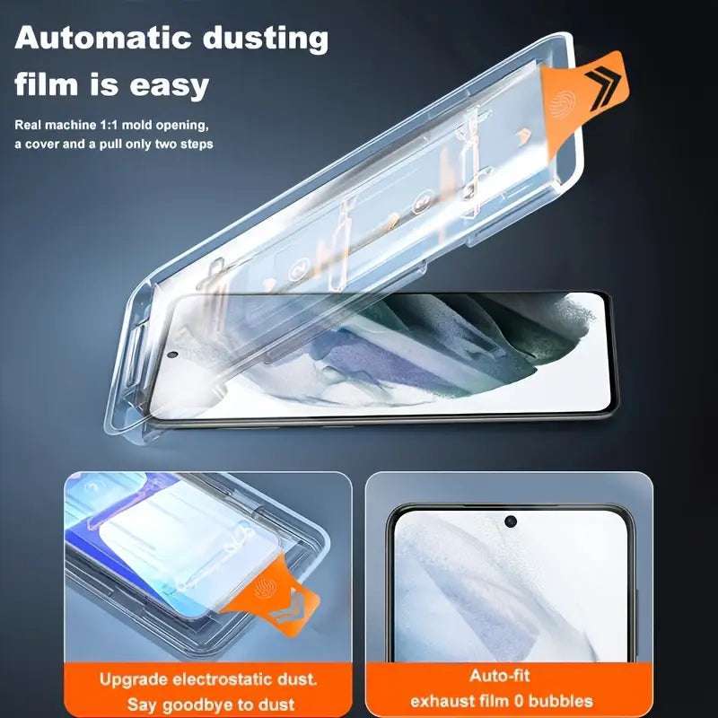 3pcs One-click Dust free Installation HD Screen Protector for Samsung Galaxy S24 Ultra