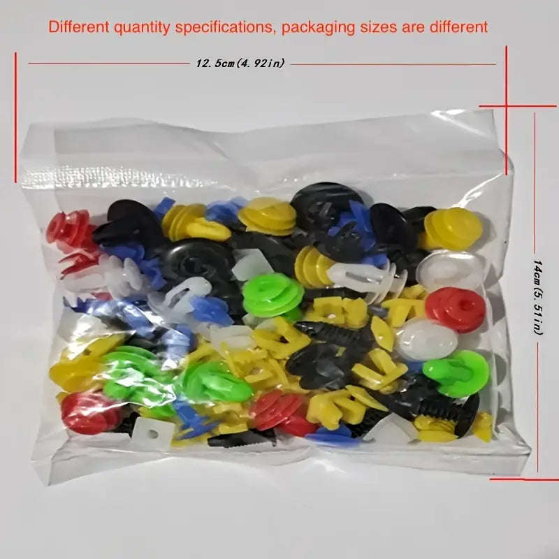 100pcs Durable Auto Fastener Set