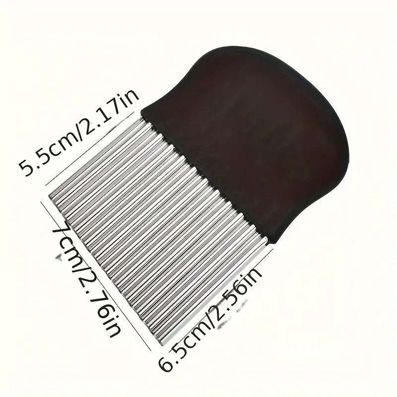 Stainless Steel Wave Shaped Potato Slicer