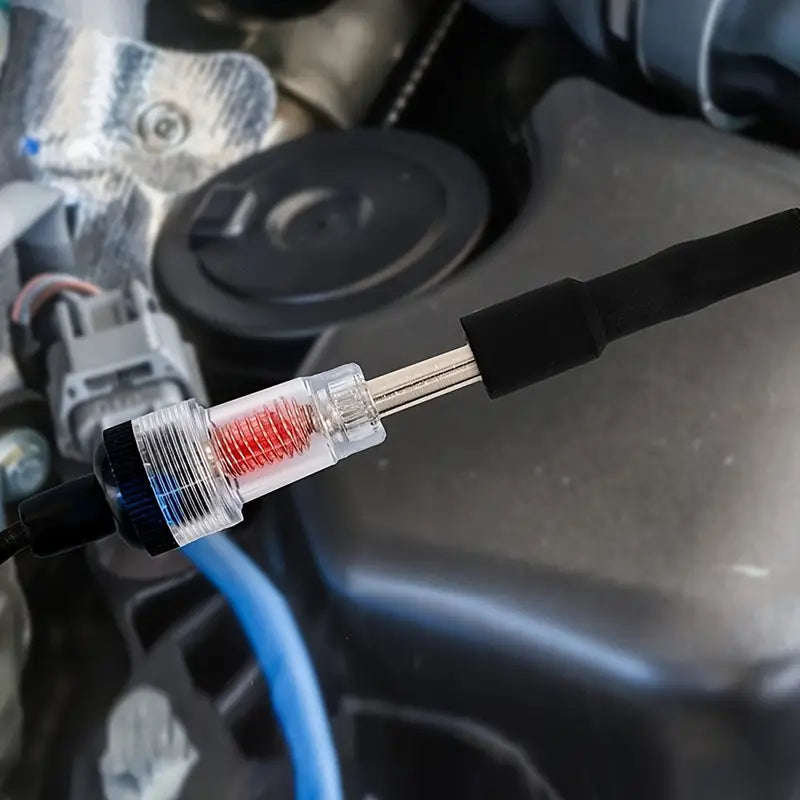1pc Spark Plug Tester, Engine Ignition Diagnosis Tool, Durable Plastic Body, Easy to Use, Accurat...