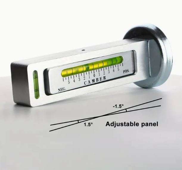 Magnetic Castor and Camber Alignment Gauge Tool