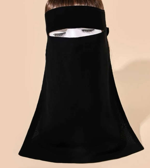 Niqab Black Muslim Face Scarve