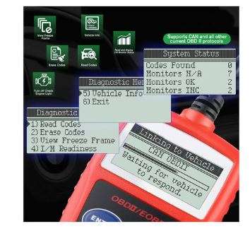 OBD-II Diagnostic Code Scanner Q-GZ037