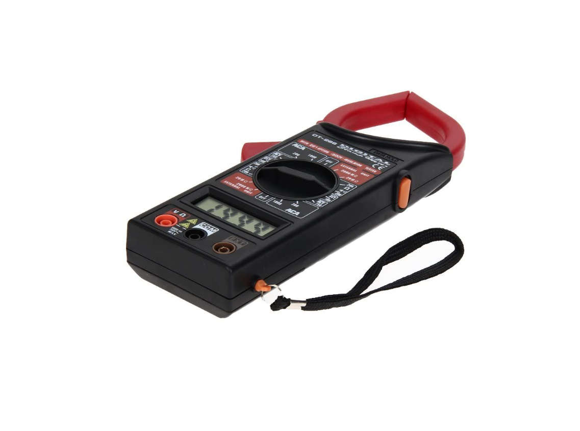 Clamp Jaw Digital Multimeter - Red