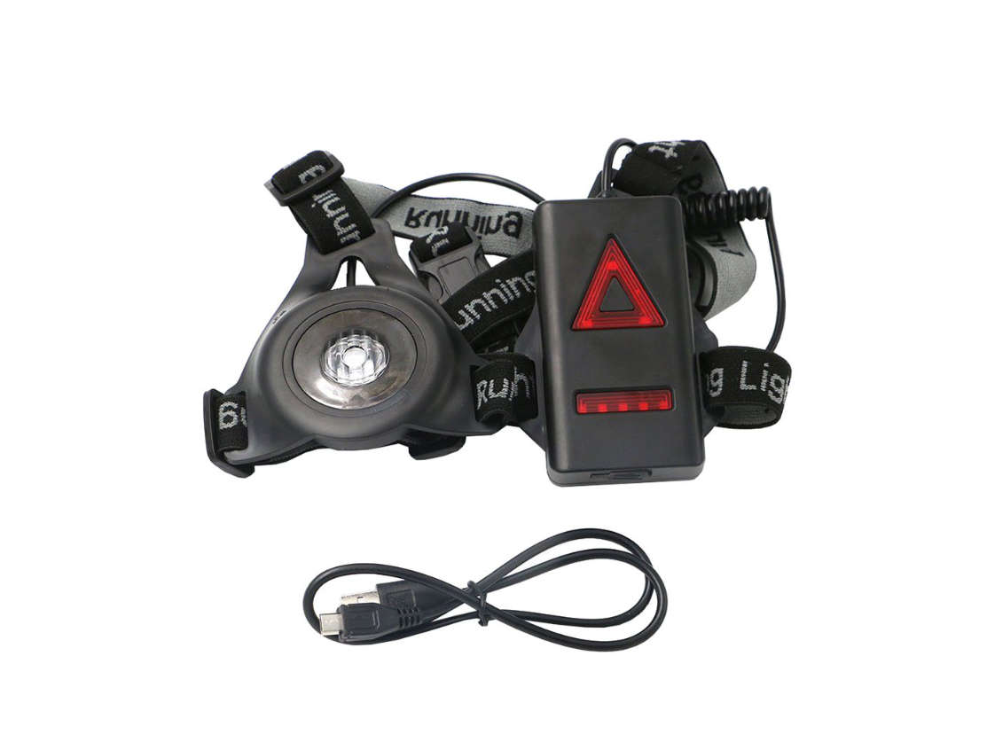 Outdoor Night Running Safety LED Chest Light & Back Warning Light