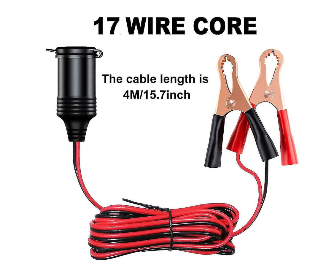 Car Cigarette Lighter Extension Cord 12/24v