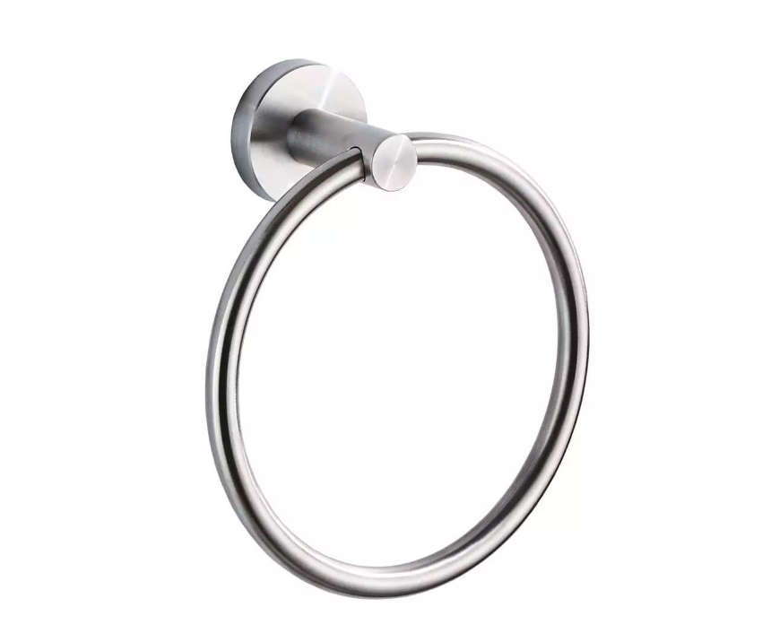 Towel Ring Holder - Silver