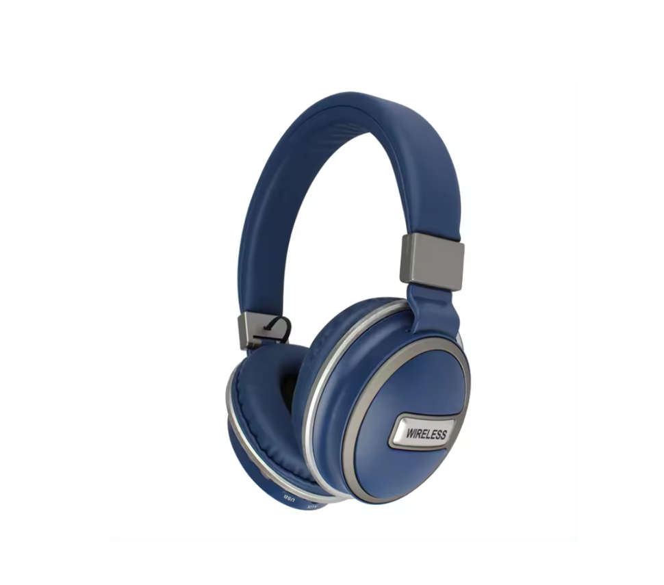 Wireless Pure Bass Sound Headphones - Blue