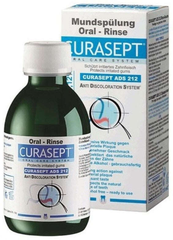 Curasept Anti-Discoloration: ADS 212: Mouthwash 200ml (Daily Use) 0,12% Chlorhexidine