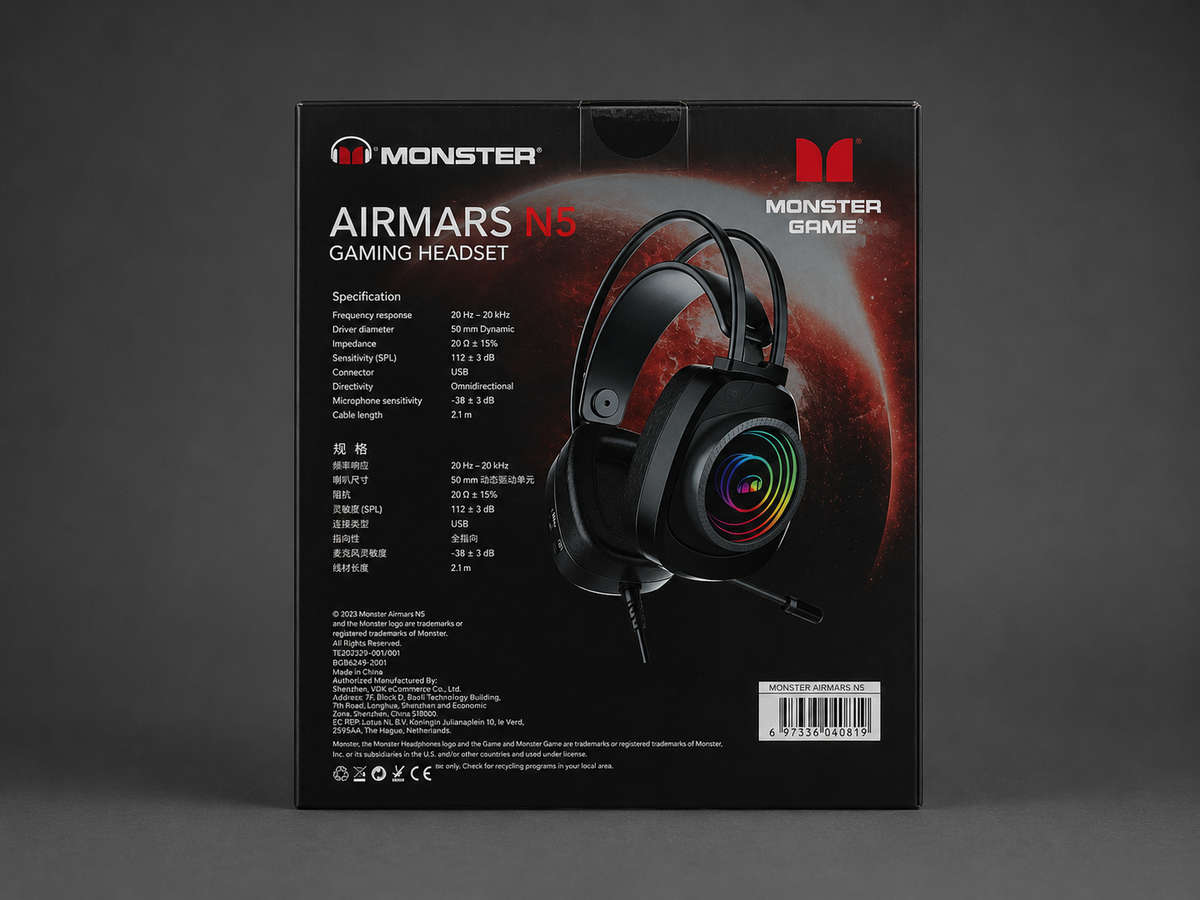 MONSTER AirMars N5 gAMING Headset
