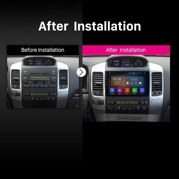 Toyota Prado 2002- 2009 Android Multimedia System with Car Play and Android Auto