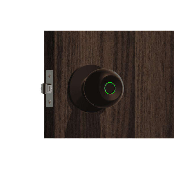 Fingerprint Smart Door Knob - Tuya Black