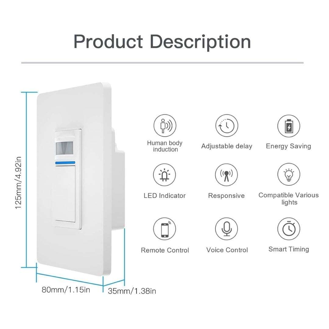 Smart Motion Sensor Light Switch