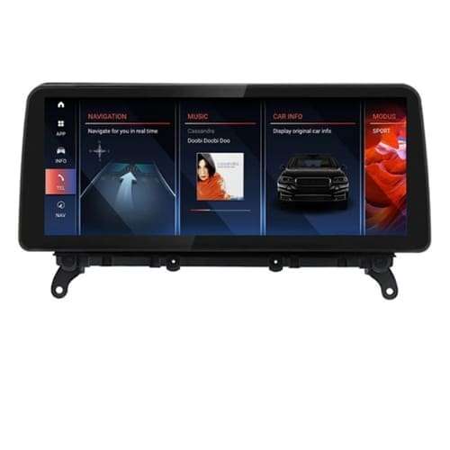 BMW X3 F25 X4 F26 Android 14 10.25" GPS Navigation CarPlay Screen CIC 20112017