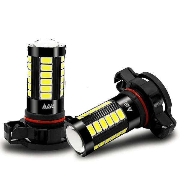 PSX24W LED Spot Light Bulbs - Set of 2 - Yellow