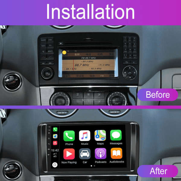 Mercedes Benz ML/GL-Class W164 X164 Android Navigation Unit with Apple CarPlay/Android Auto