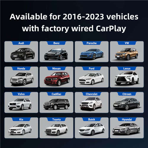 Play2Video Pro All in One Multimedia Adapter - Wired to Wireless Carplay Android Auto
