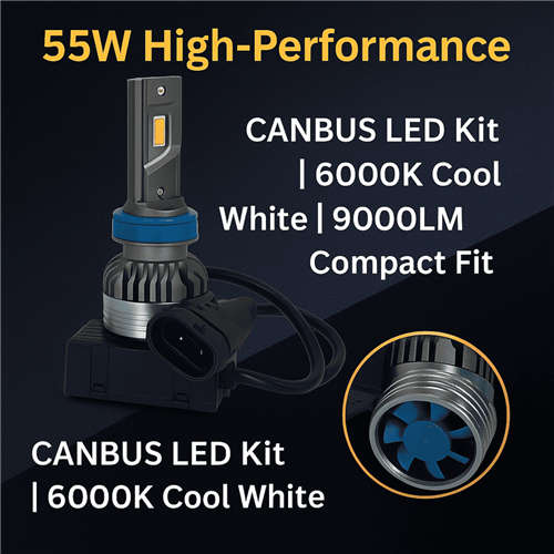 D18 H11 LED Headlight Bulbs Canbus Kit - Set of 2