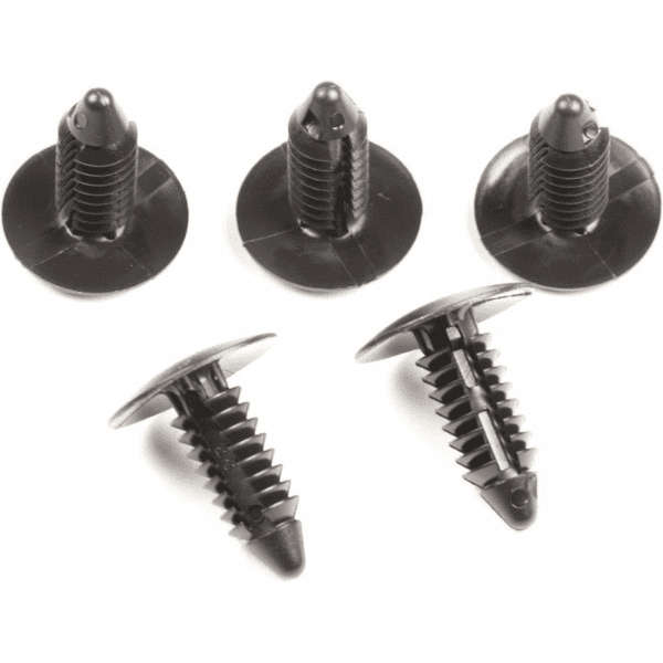 Plastic Push Rivets - 22mm set of 5