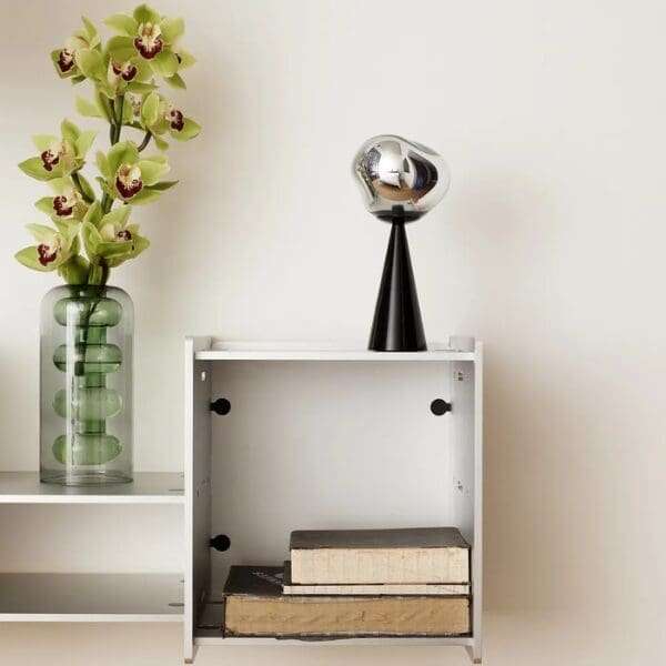 Ultra Modern Designer Melt LED Portable Table Lamp - Black