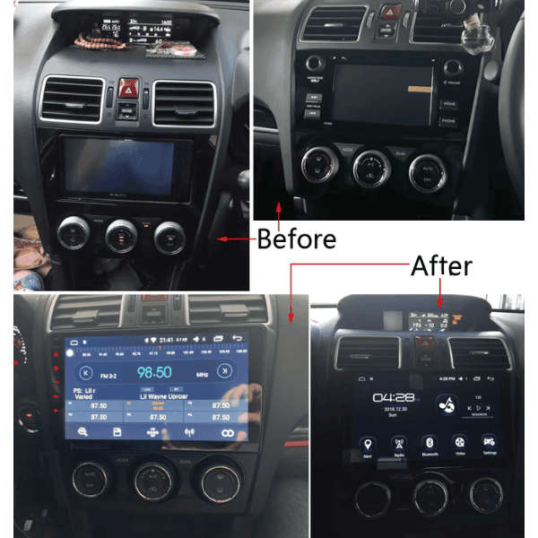 Android Navigation System with Carplay Android Auto for Subaru FORESTER XV WRX IMPREZA 2013  2017