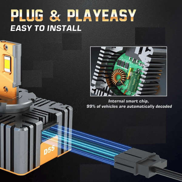 D5S HID Ballast to LED 2025 Model - Set of 2