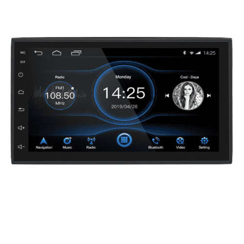 Universal 7inch Android Car GPS Navigation Bluetooth CarPlay Android Auto 2-32 GB