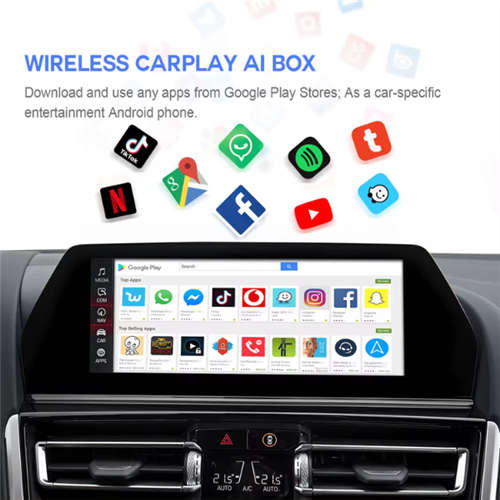 Android Auto Carplay Ai Box with Wireless USB Dongle - CA100 4+64G