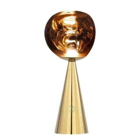 Ultra Modern Designer Melt LED Portable Table Lamp - Gold