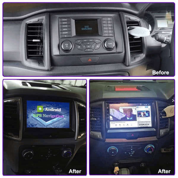 Ford Ranger Everest T7  (2016-2019) 9" Full Touch GPS Android Navigation CARPLAY Android auto