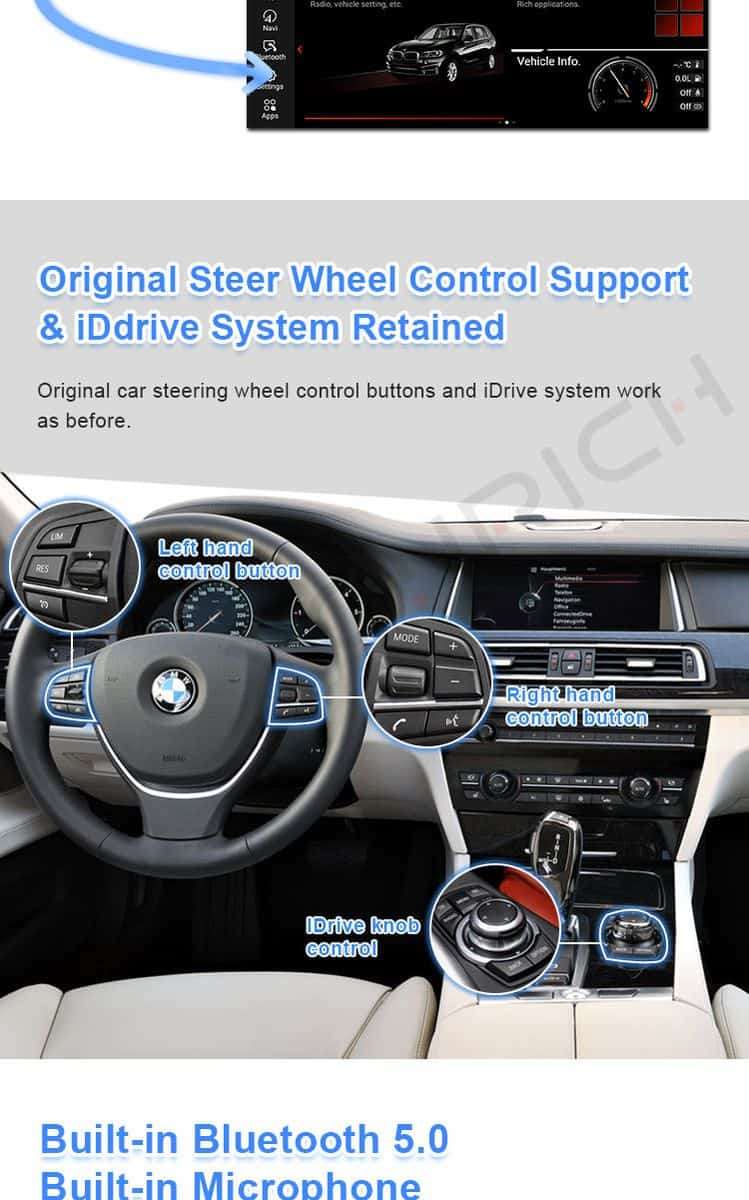 BMW  X1 F48 10.25" Android Navigation Touch Screen with Carplay/Android Auto
