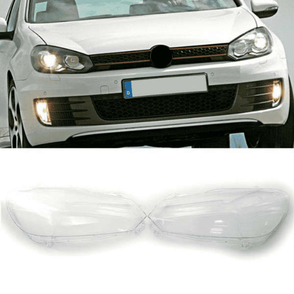 Headlight Lens Covers OEM For VW Golf 6 5K2941753DDDZ (2008-2012) - Left