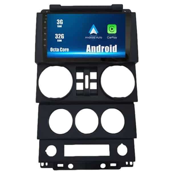 Jeep Wrangler Rubicon Android Radio Wireless CarPlay Android Auto