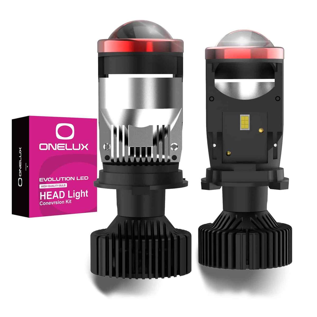 H4 3D Mini Condenser Lens Car Led Bulb Projector Headlight for Car
