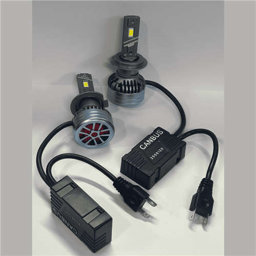 D18 H7 LED Headlight 55W Canbus Bulbs - Set of 2