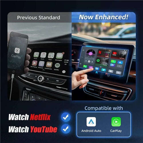 Play2Video Pro All in One Multimedia Adapter - Wired to Wireless Carplay Android Auto